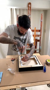 21K views · 609 reactions | Frame day! I love these mini floating frames. | Sams Original Art | Facebook