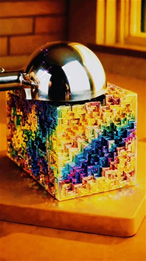 Oddly Satisfying Cube Cutting ASMR | Relaxing Visual Stress Relief