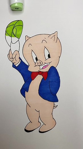Porky Pig Drawing Tutorial | Looney Tunes Cartoon