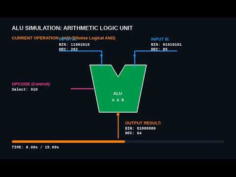 ALU Processor Simulation: Arithmetic and Bitwise Logic Operations