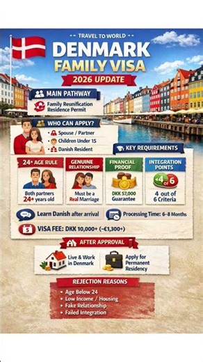 🇩🇰#family visa update 2026