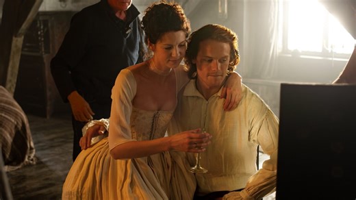 New 'Outlander' Photos Go Behind the Scenes of 'The Wedding'