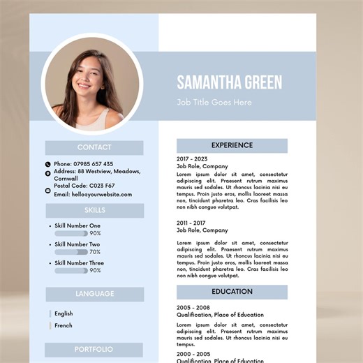 Nursing Resume Template Canva: Modern RN/NP Resume Design (digital Download) - Etsy