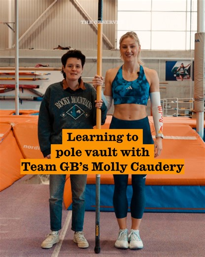 Team GB’s Molly Caudery jumped a season's best 4.85m and took gold at the World Athletics Indoor Championships.Last week, she gave @jessyjph a step-by-step guide on how to pole vault.Read more: https://t.co/hYz7ezzZoN