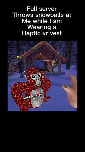 Haptic vr vest in gorilla tag #gorillatag #haptic feedback ic