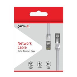 Groov-e RJ45 Network Cat5e Ethernet Cable 5m - Grey