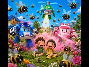 Bee Safety & First Aid│Nature Safety Series 🐝 | Robocar Poli | Kids Cartoons