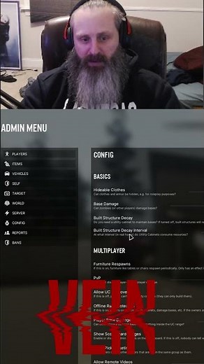 VEIN | HOW TO OPEN THE ADMIN CONSOLE
