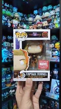 FUNKO POP MARVEL CAPTAIN MARVEL 1265 COLLECTOR CORPS - UNBOXING