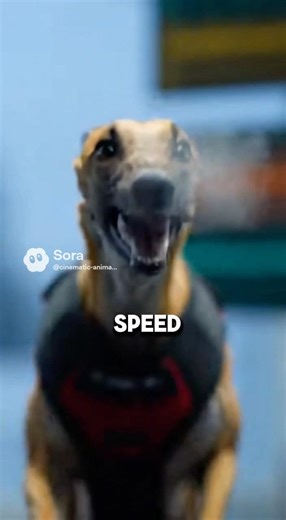 The fast and slim GREYHOUND 🐕🏎️ #greyhound #dog #dogs