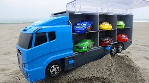 Few large and a lot smaller sized model cars are being shown for Children | Toy Car
