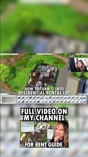 How to turn your home into a RESIDENTIAL RENTAL in The Sims 4 For Rent #sims4 #shorts