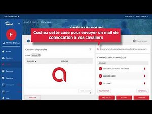 Tuto FFE Connect - Créer un cours