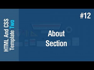 [Arabic] HTML & CSS Template Two 2021 - #12 - About Section
