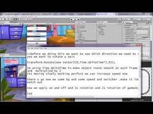 Unity3d Tutorial :Rotating an Object - Part 2