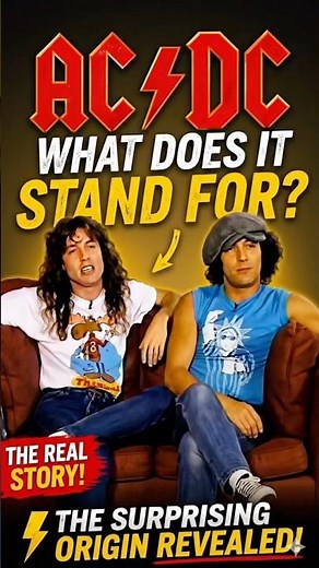 ⚡ What Does AC/DC Actually Stand For? | AC/DC Explains Their Name #shorts