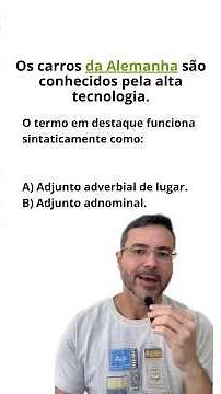 Adnominal adjunct vs. adverbial adjunct #Portuguese #grammar #adnominaladjunct #adverbialadjunct