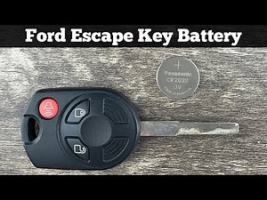 How To Replace FORD ESCAPE Remote Key Fob Battery 2013 - 2019 DIY Change Replacement Batteries