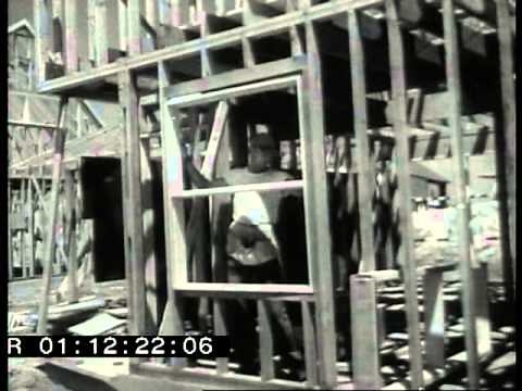 1950s newsreel about the building of suburbia in Levittown