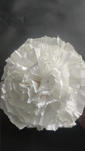 Beautiful Tissue Paper Flower Craft Idea || #diy