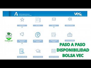 Como solicitar la disponibilidad en la Bolsa VEC paso a paso
