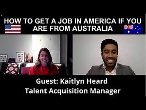 How to get a job in America from Australia? E3 Visa