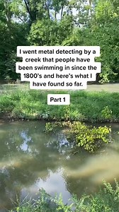 4.4M views · 10K reactions | Part 1 - metal detecting a creek that people have been swimming in since early 1800’s. | ToolGardener | Facebook
