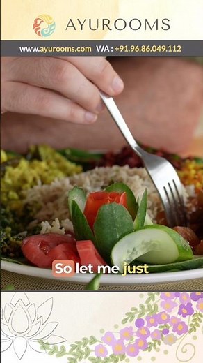 JUST BRILLIANT!! #ayurvedafood at Kerala’s Best Wellness Resorts