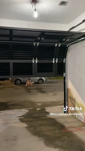 Portón Automático de Aluminio con Puerta Peatonal Integrada