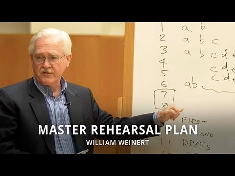 Master Choral Rehearsal Plan - William Weinert