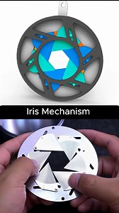 Iris Mechanism Explained How It Works with 3D Animation #manufacturing #3ddesign #productdesign #automation #mechanism #machine #engineering #mechanical #mechanic #automobile | Breno Cruz