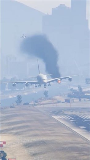 Airbus A380 Emergency Landing on Runway _ Terrifying Moment