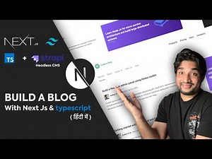 Next.js (Page Router) Blog Application using Typescript and Strapi headless CMS 🔥🔥🚀 ( Hindi )