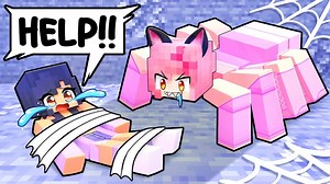 BITTEN by a MEAN SPIDER In Minecraft!