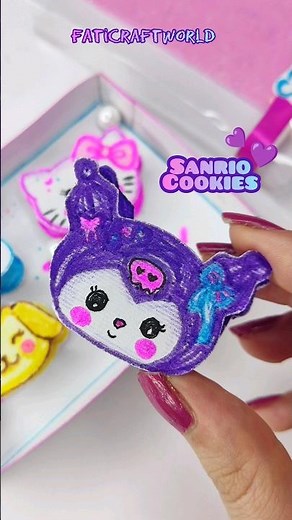 DIY Sanrio 🍪 cookies - diy paper craft ideas - fati craft world