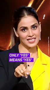 ‘No’ means ‘no’. ‘Maybe’ means ‘no’. ‘I don’t know’ means ‘no’ and silence also means ‘no’. Genelia Deshmukh, Indian actress, model and host, speaks on consent | Freeda En