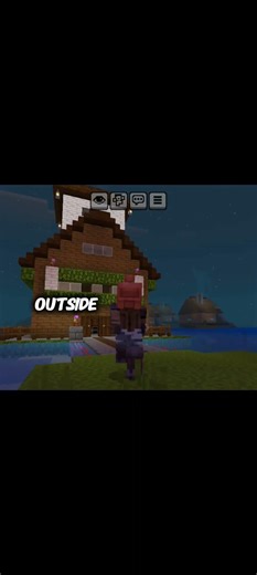 Outside vs inside 😁 #minecraft #shorts #gaming