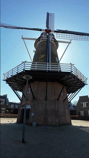 🇳🇱 "Dutch Windmill: A Symbol of Tradition and the Power of Nature" #walk #travel