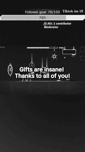 Grateful for the amazing Gifts! Join my next LIVE On Geometry Dash for more moments!