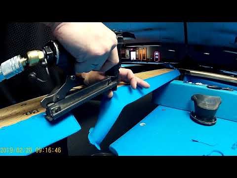 Installing new Simonis 860HR on a set of 7' Diamond Smart Table rails.