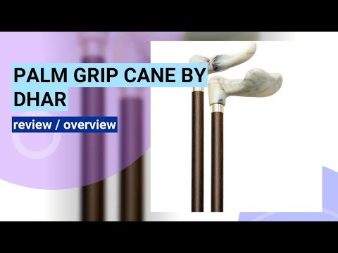 Review: Palm Grip Cane with Marble Handle - Comfort & Style Combined!