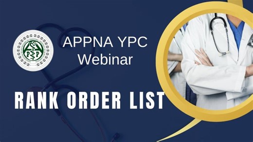 Mastering the Rank Order List | APPNA YPC Session | Ahmad Khan MD