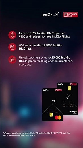 Keep your wanderlust alive with the IndiGo IDFC FIRST Bank Credit Card