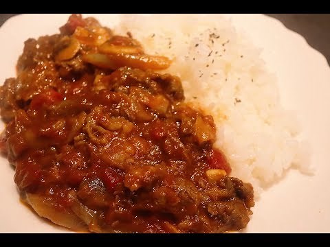 市販のルーなし！トマト缶で本格的でコク深いハヤシライスの作り方