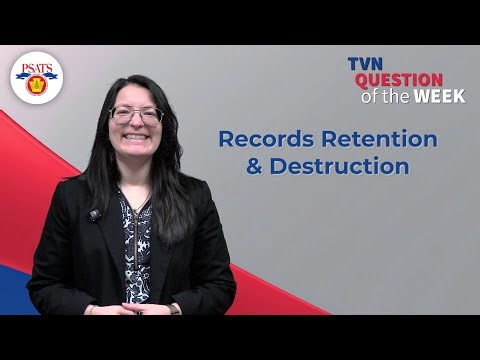 Question of the Week | Records Retention & Destruction