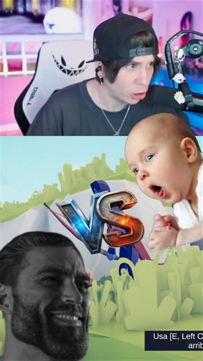 🤔GigaChad vs Bebe tosiendo #rubius #twitch #parati #humor #gracioso #viral #rubiusclips #tabs#memes