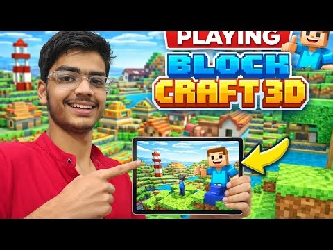 Playing block craft 3d in mobile