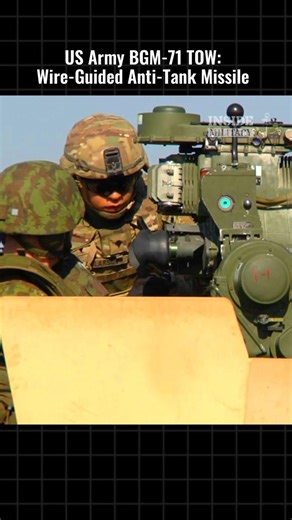 US Army BGM-71 TOW: Wire-Guided Anti-Tank Missile #militaryshorts