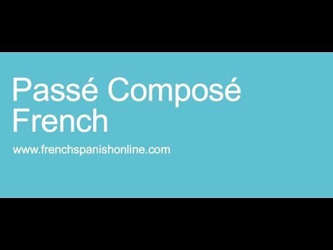 Passé Composé in French