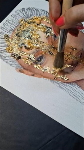 how to apply gold leaf